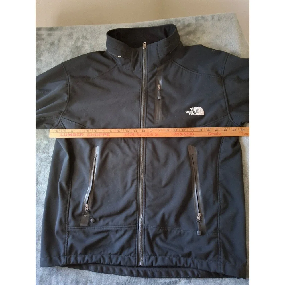 The North Face Summit Series Softshell Jacket Mens XXL Black Full Zip Coat